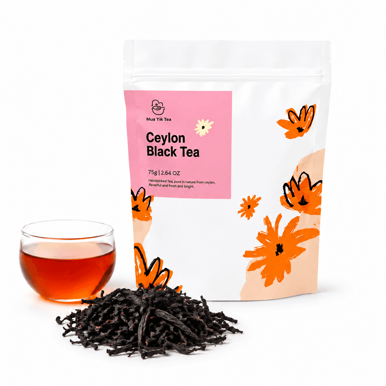 Mua Yik Tea Ceylon Black Tea Whole Leaf No Additives Longan & Jujube Flavor PLA Tea Bags 20 Counts