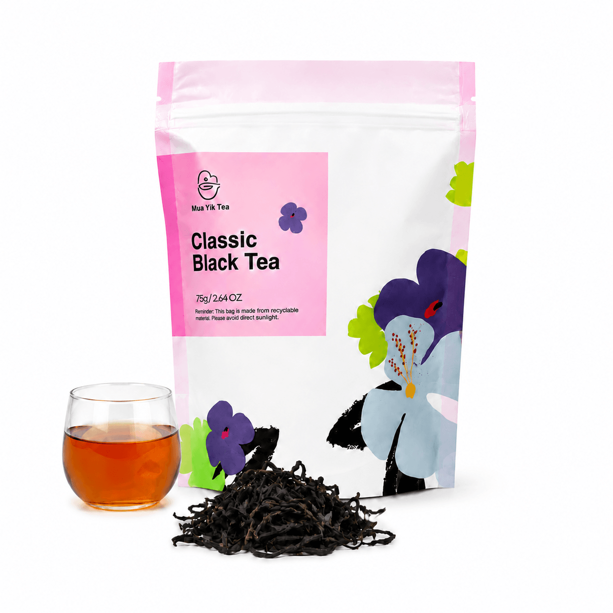 Mua Yik Tea Classic Black Tea, Whole Leaf Pyramid Bags from Taiwan High Mountains No Additives 20 Tea Bags